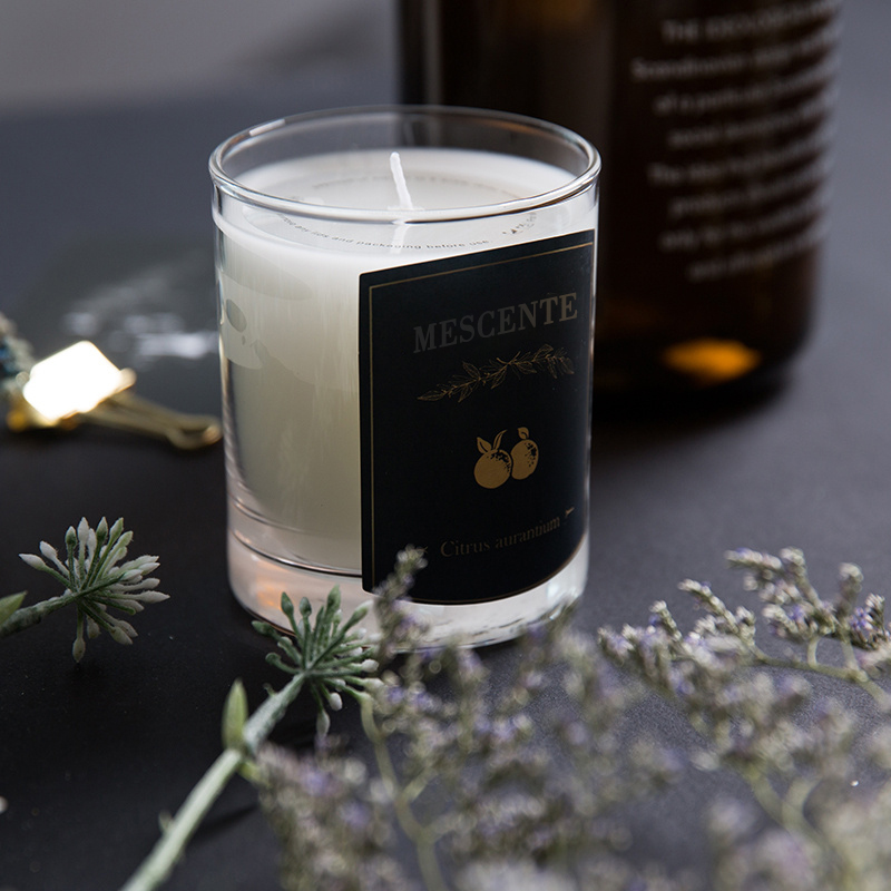 M&Scent Tilpasset Dekorativ Luksusmassasje Private Label Duftende Soyavokslys