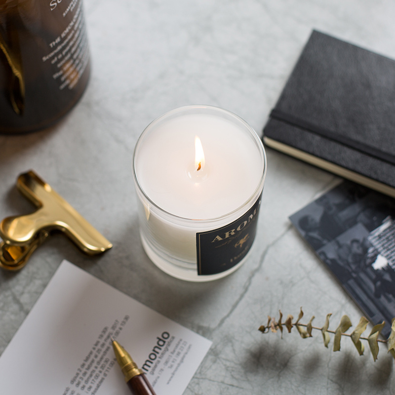 M&Scent Tilpasset Dekorativ Luksusmassasje Private Label Duftende Soyavokslys