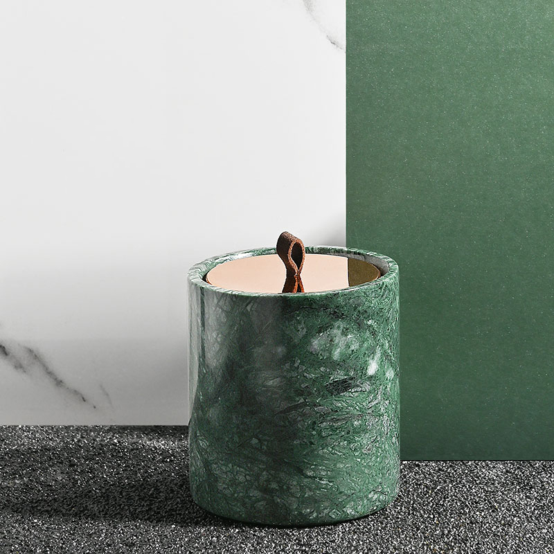 M&Scent Engros Luksus tilpasset dekorasjon Private Label Svart Glass Krystall Duftende soyavokslys