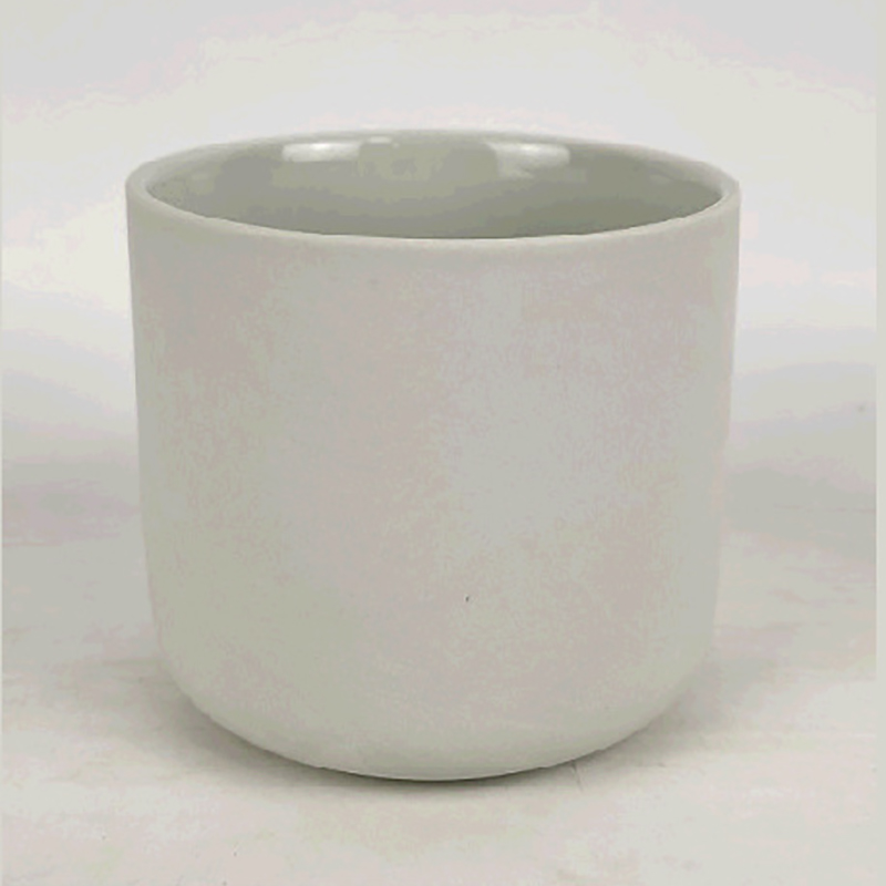 M&Scent Engros Custom Moderne Stor 3 Wick Sølv Hvit Frosted Julelyskrukke Med Bambuslokk