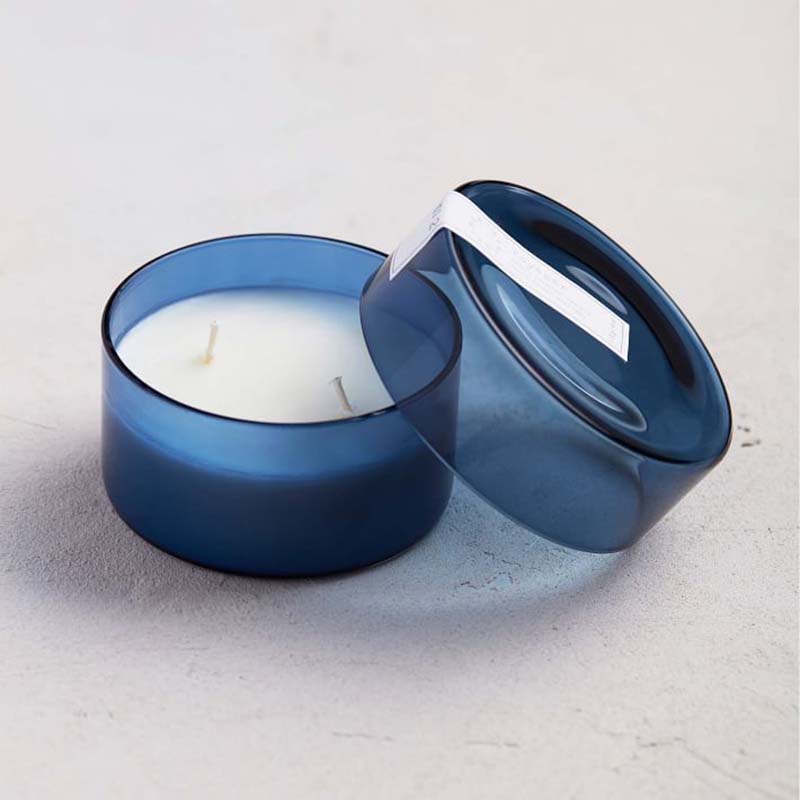 Luksus Small Custom Private Label Relax Duftbeholder stearinlys med lokk