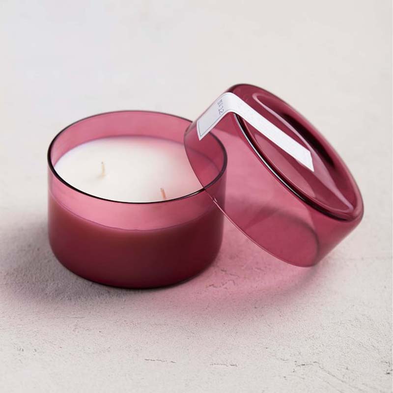 Luksus Small Custom Private Label Relax Duftbeholder stearinlys med lokk