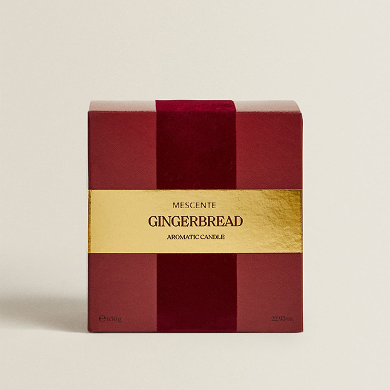 M&Scent Custom Luxury 3 Wicks stearinlys Personlig privat etikett svart matt glass duftlys