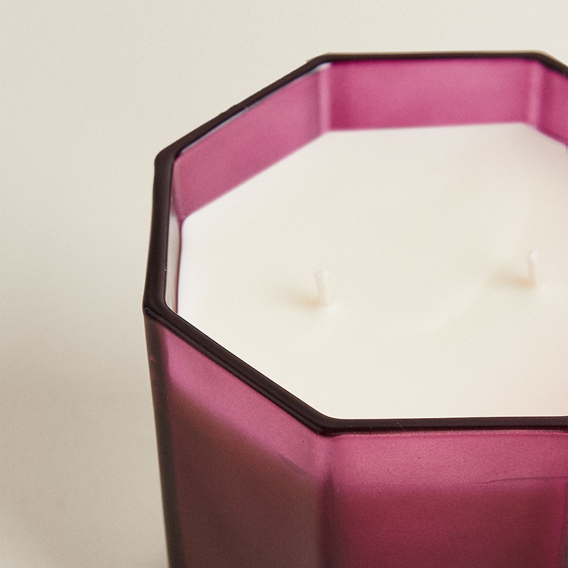 M&Scent Luksus juleduftlys Aromaterapi Aroma Soyavokslys i svart glasskrukke gaveeske