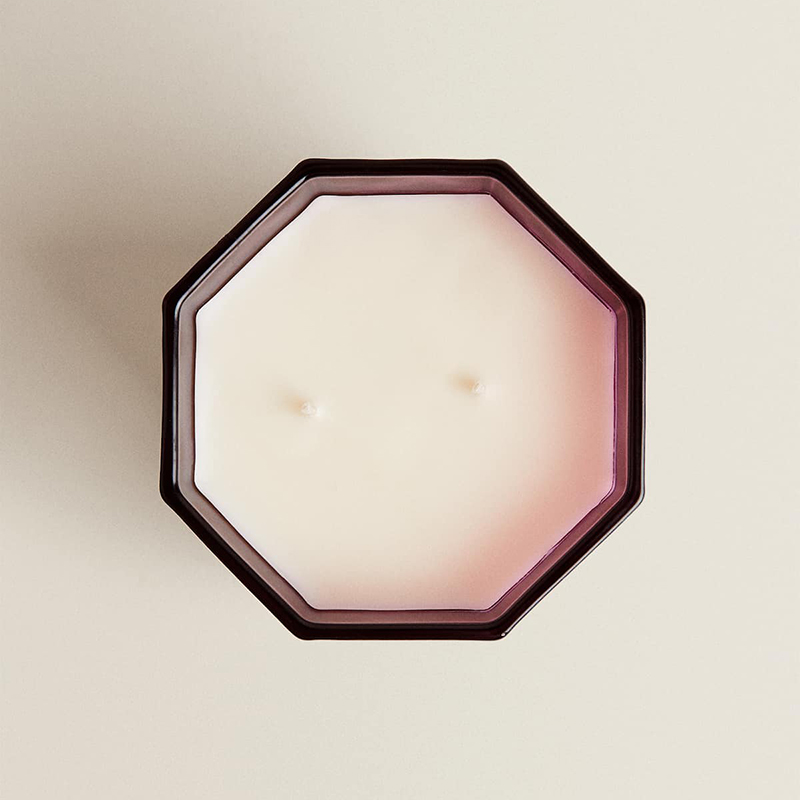 M&Scent Luksus juleduftlys Aromaterapi Aroma Soyavokslys i svart glasskrukke gaveeske