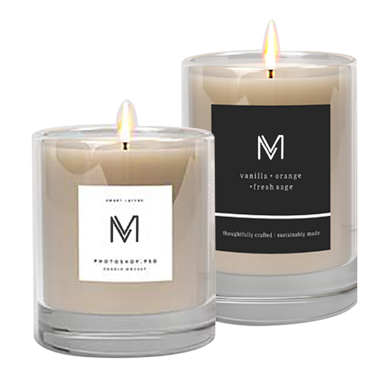 M&Scent engrosfabrikk direkte luksus private label soyavoks duftlys med boks i bulk