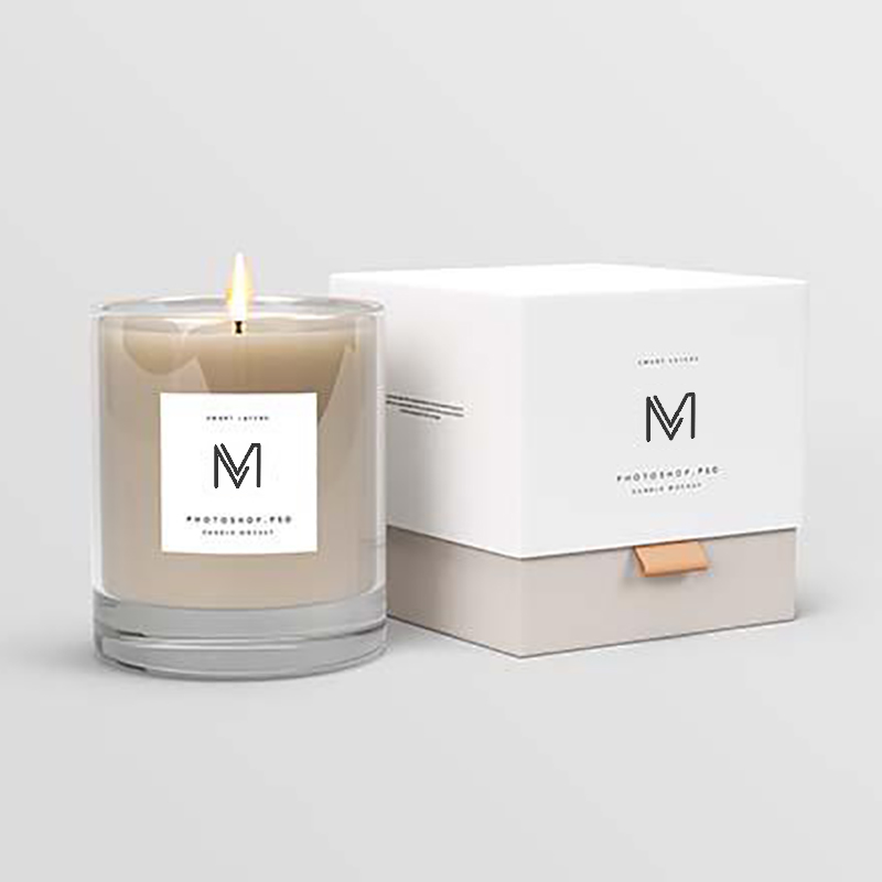 M&Scent engrosfabrikk direkte luksus private label soyavoks duftlys med boks i bulk