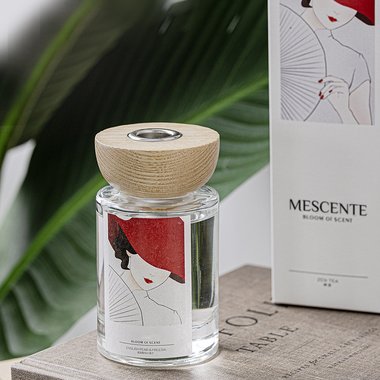 M&Scent engros private label glassflaskepinne reed diffuser sett med propp