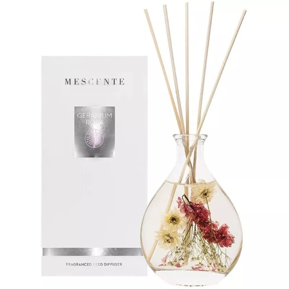 M&Scent engros luksus private label glassflaske rottingpinne siv diffusersett med propp
