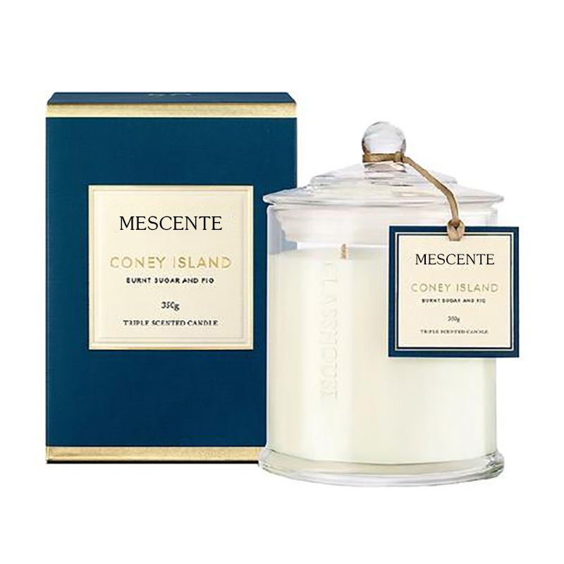 M&Scent Engros Luksus Custom Private Label Julekuppelkrukke Duftende soyalys med lokk