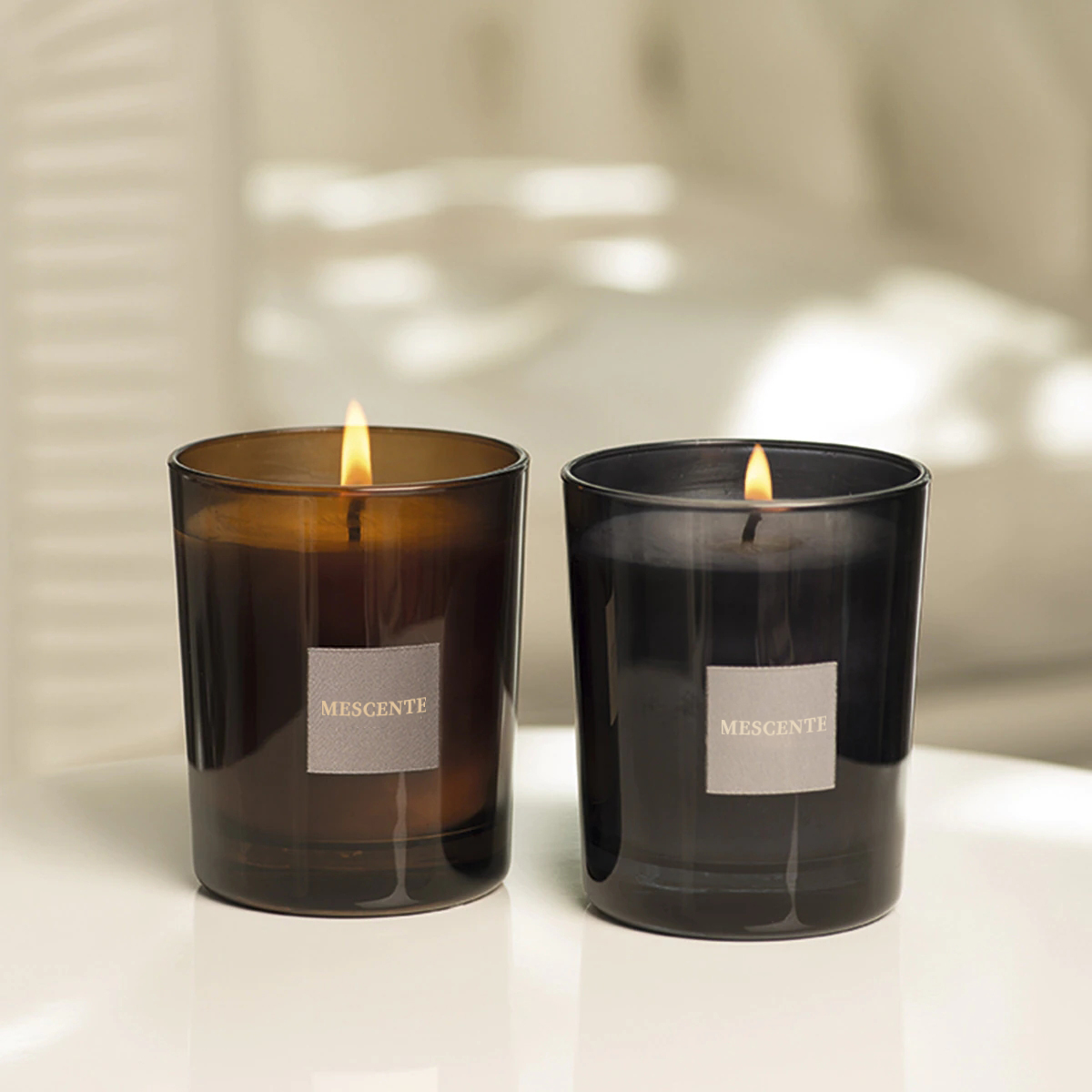 M&Scent Personliggjør Grab Klein Box Mit Klar Nicht Tropfende Kerzen Herzform Beton Candle