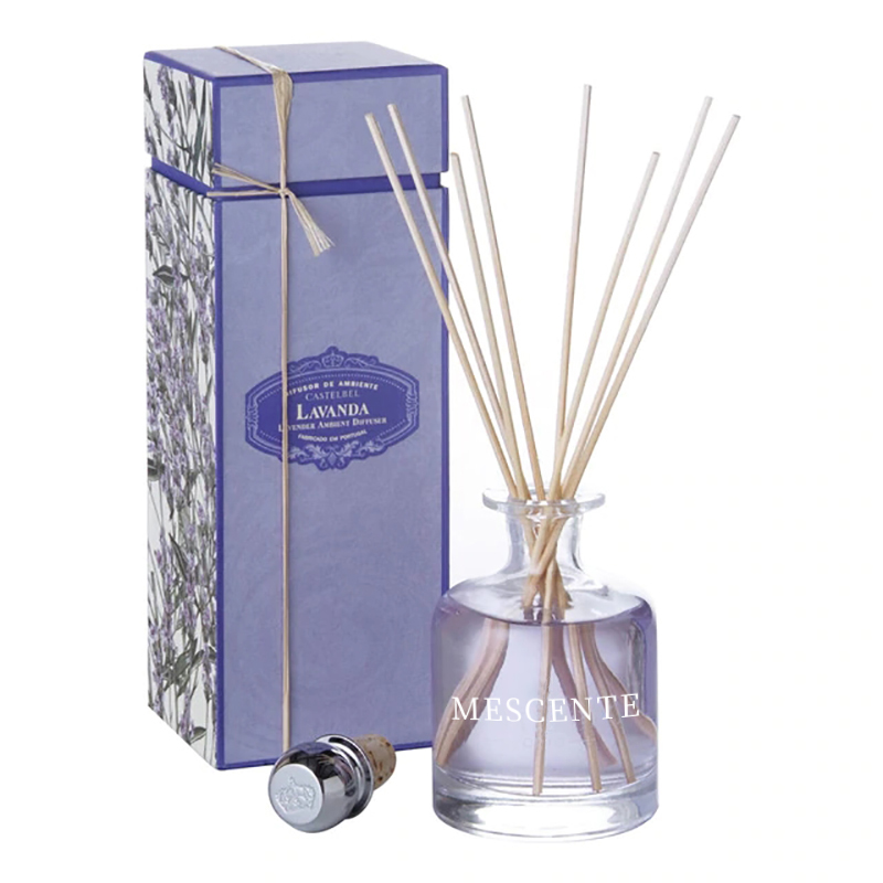 Luksus vår 400 ml miljøvennlige rosa flasker sementgrå skinn Magnolia duft Blomsterpinner Reed Diffuser