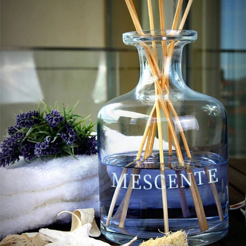 Luksus vår 400 ml miljøvennlige rosa flasker sementgrå skinn Magnolia duft Blomsterpinner Reed Diffuser