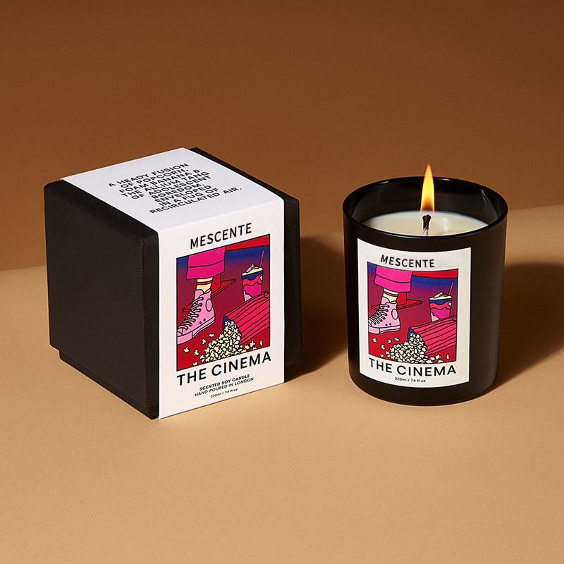 M&Scent Engros Luksus Custom Private Label Håndlaget Christmas Crystal Aroma Duft Soy Wax Candles