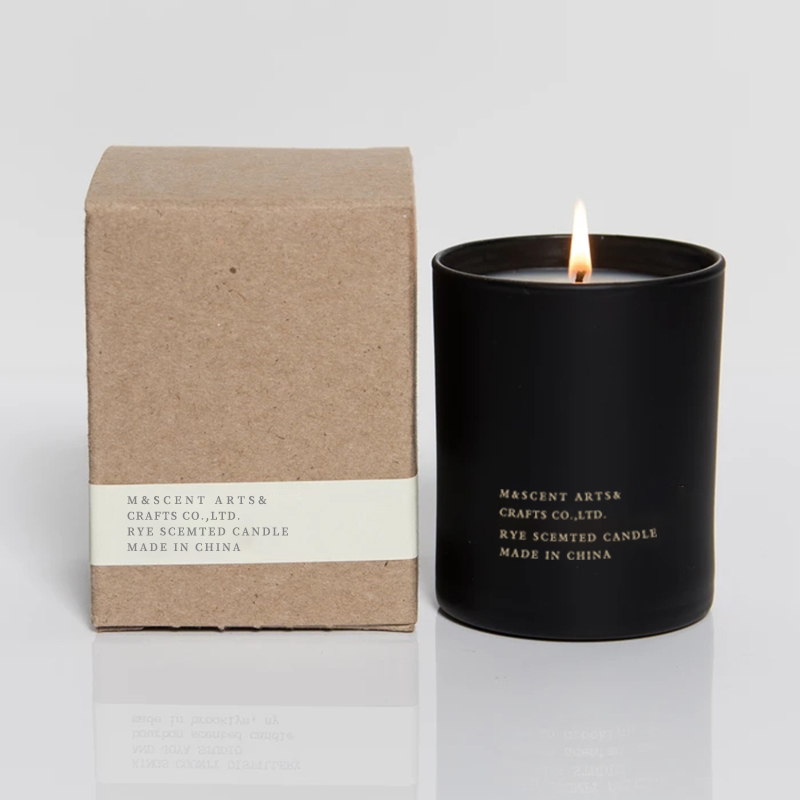 M&Scent Engros Billig Private Label Large White Wood Wick Aromaterapi Duftende eterisk oljelys