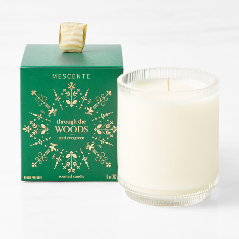M&Scent Custom Made Logo Hjemmelaget Organic Clarity Duftende soyalys Private Label i glasskrukke