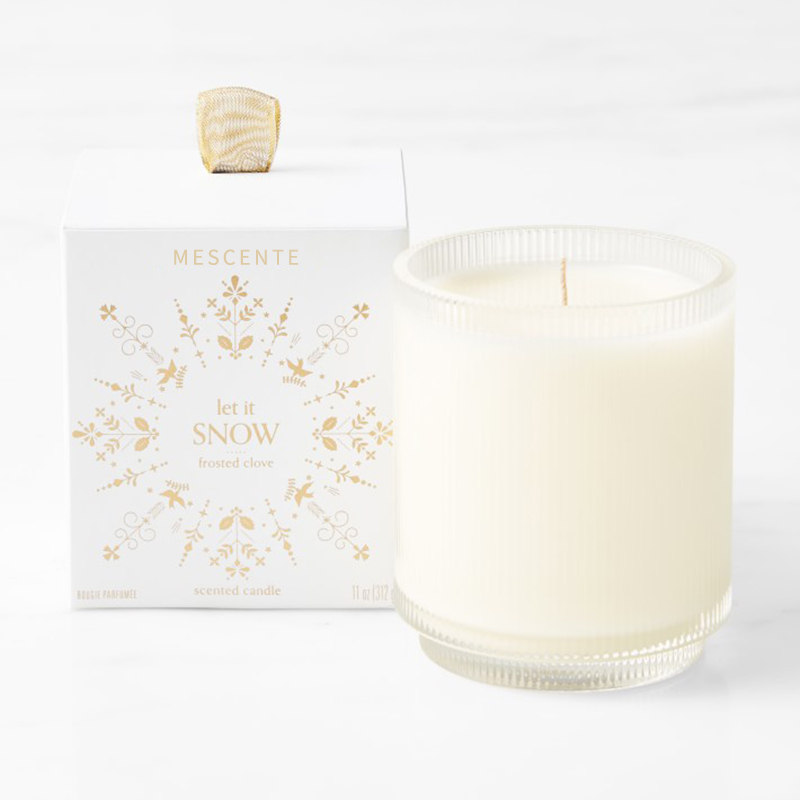 M&Scent Custom Made Logo Hjemmelaget Organic Clarity Duftende soyalys Private Label i glasskrukke