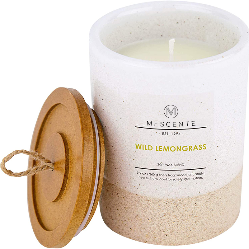 M&Scent Engros Custom Private Label Glassholdere Duftlys med krystaller i bulk