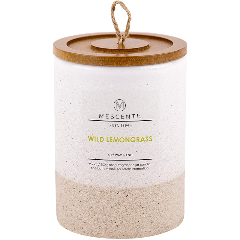 M&Scent Engros Custom Private Label Glassholdere Duftlys med krystaller i bulk
