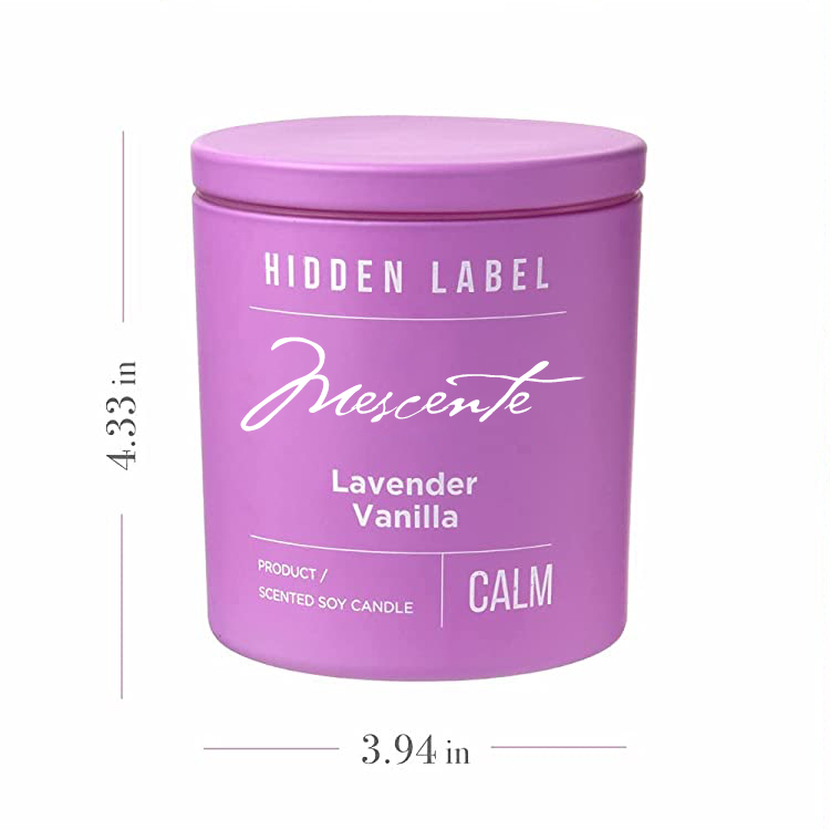 M&Scent Engros Luksus Private Label Sorte Krukker Duftende Soyavokslys Med Krystaller