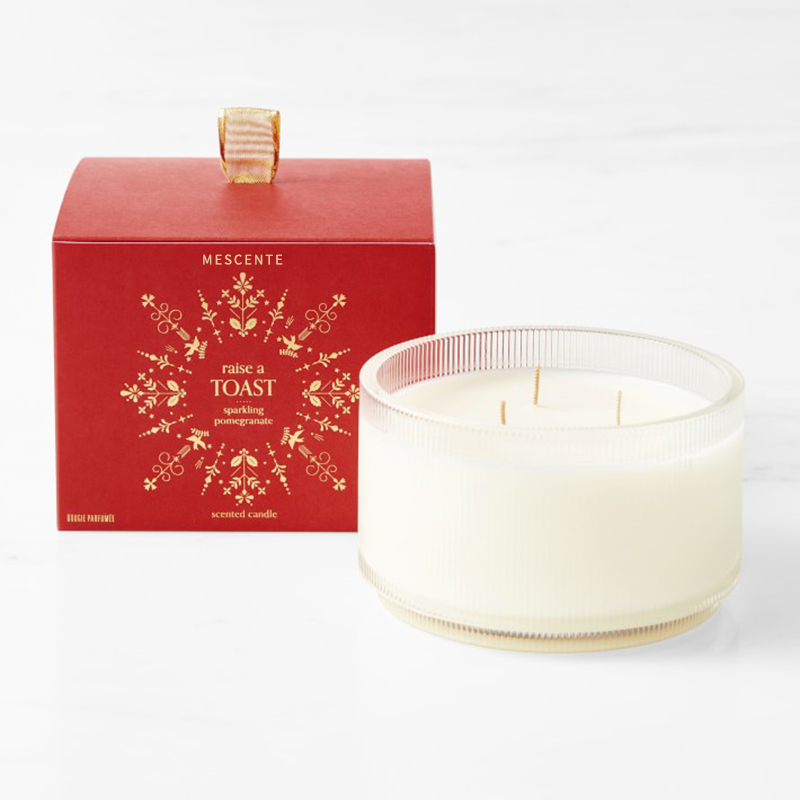 M&Scent Custom Made Logo Hjemmelaget Organic Clarity Duftende soyalys Private Label i glasskrukke