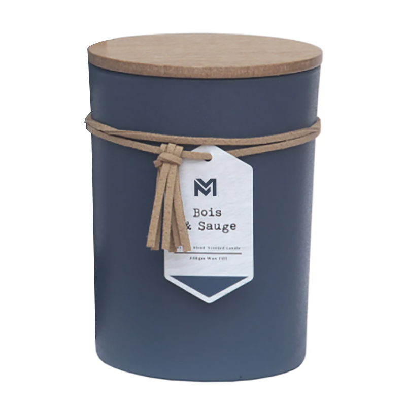 M&S duft Engros Private Label Trelokk Aromaterapi Duft Soyavoks stearinlys Gavesett i glasskrukke