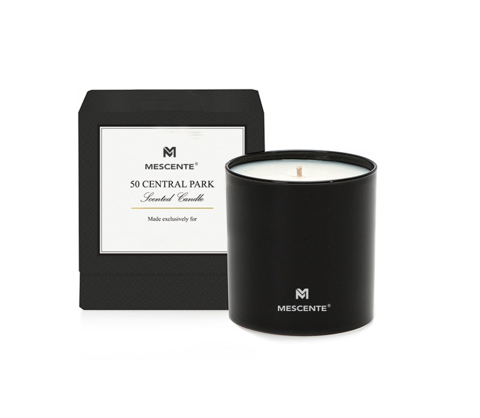 M&S duft Engros Luksus Private Label Chrome Hanne Aromaterapi stearinlys 22 Oz med krystaller inni