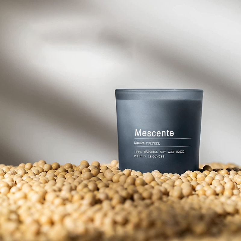 M&Scent tilpasset bryllupsdekorasjonskrukke Jasmine & Ylang Ylang duftlys med etiketter i bulk