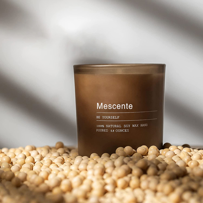 M&Scent tilpasset bryllupsdekorasjonskrukke Jasmine & Ylang Ylang duftlys med etiketter i bulk