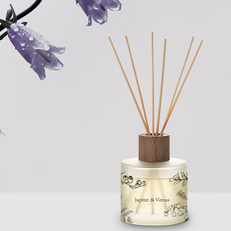 M&Scent Engros Luksus tilpasset dekorativt ravglass uten ild Unik gjennomsiktig blomsteraroma sivspreder