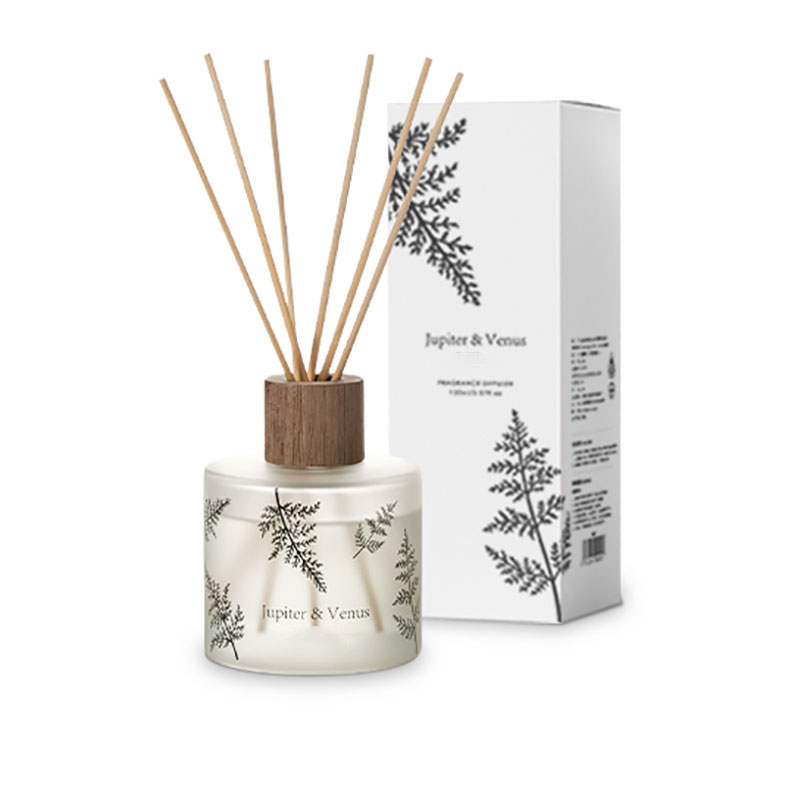 M&Scent Engros Luksus tilpasset dekorativt ravglass uten ild Unik gjennomsiktig blomsteraroma sivspreder