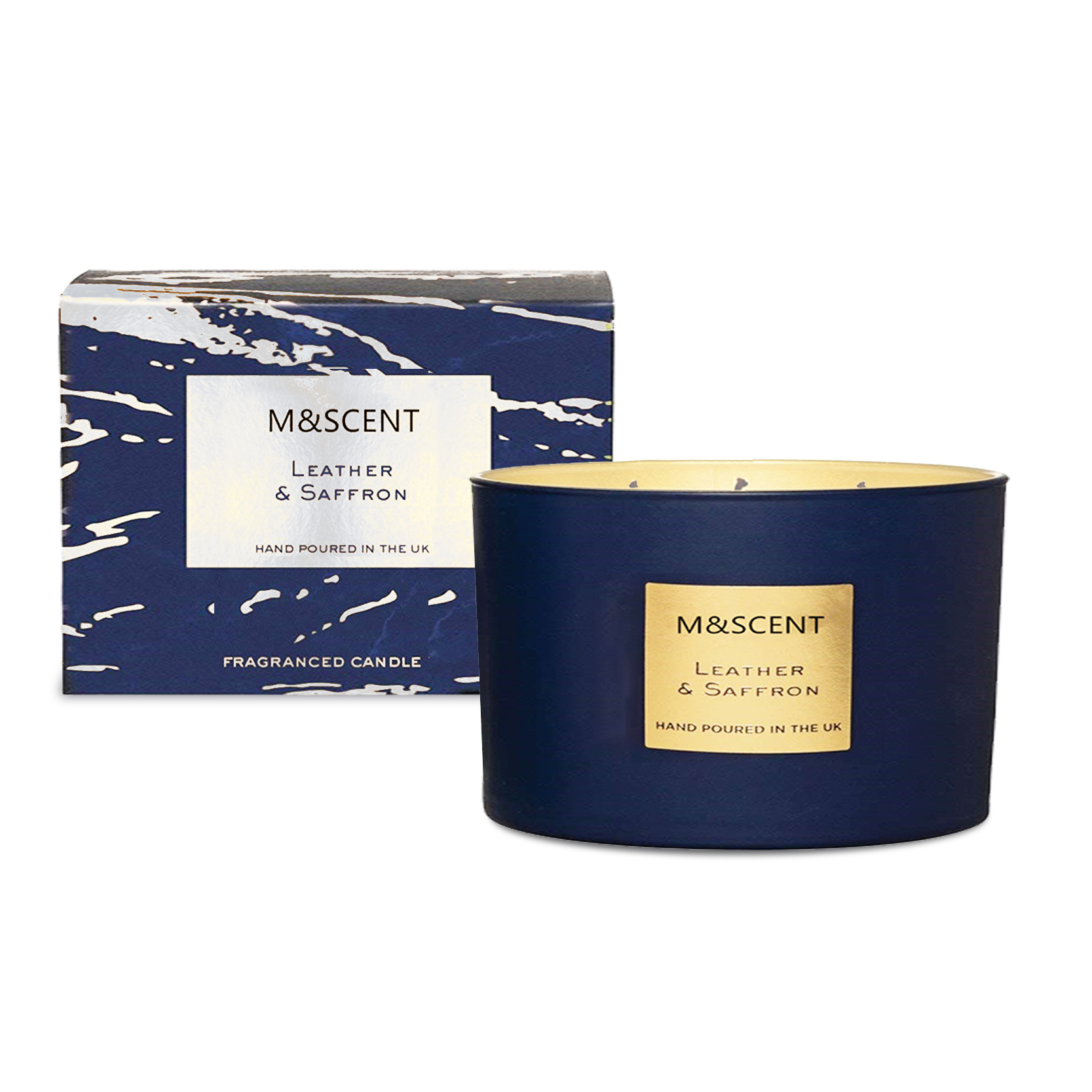 M&Scent engros dekorativ aromaterapi 3-veker duftende kokospalme stearinlys gavesett