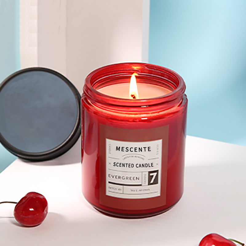 M&Scent tilpasset private label luksus duftende soyavokslys med lokk
