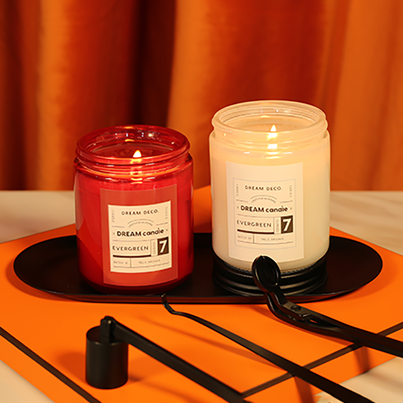 M&Scent tilpasset private label luksus duftende soyavokslys med lokk