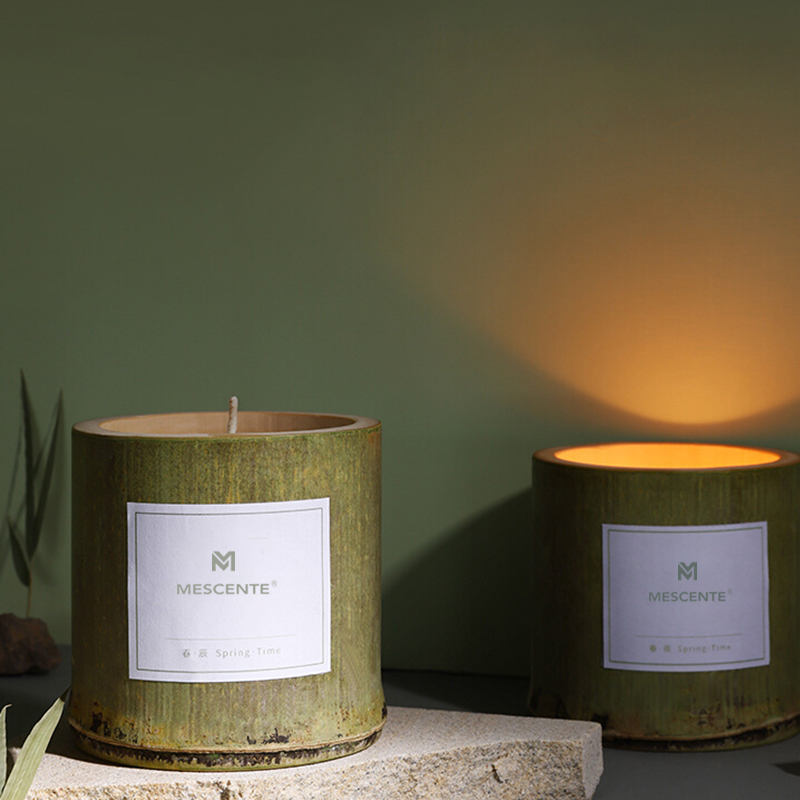 M&Scent luksus lysestake i tre private label duftende med boks