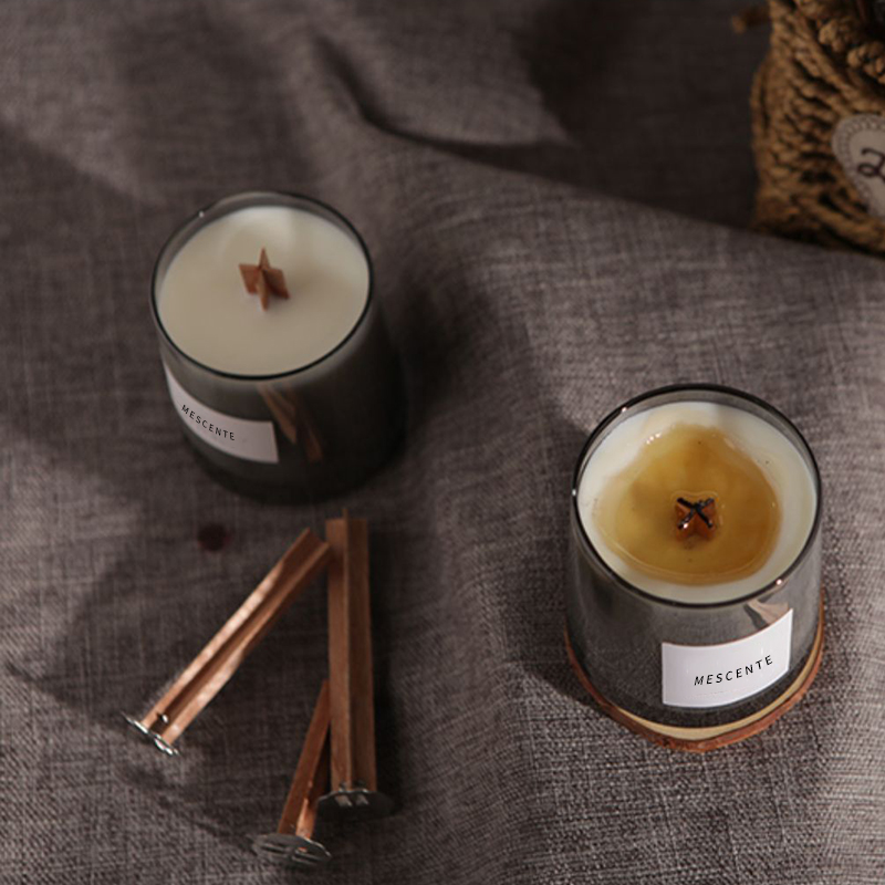 M&Scent luksusglasskrukker krystall treveker duftende soyavokslys, bryllupslys