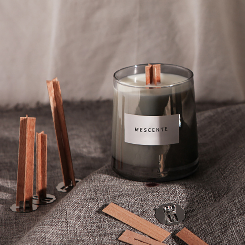 M&Scent luksusglasskrukker krystall treveker duftende soyavokslys, bryllupslys