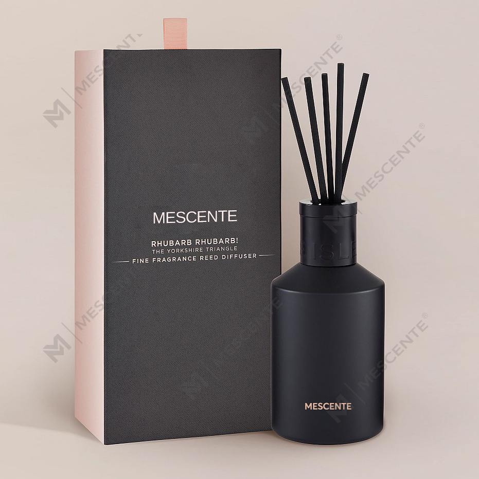 Dekorasjon Oem trykt boks 20ml Firkantet Keramikk Vranjes Trehette Hus Parfyme Aroma Reed Diffuser Oil