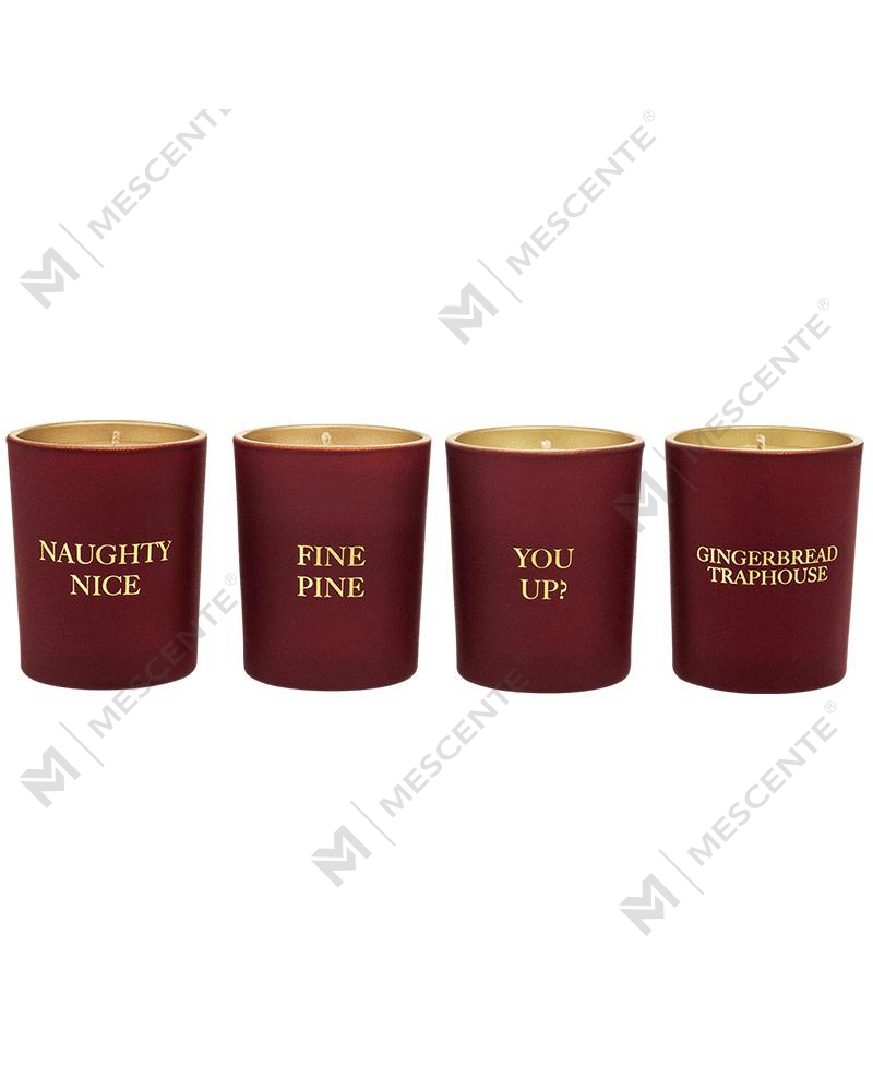 M&Scent luksus private label hjemmeinnredning aroma duftlys gavesett på 4