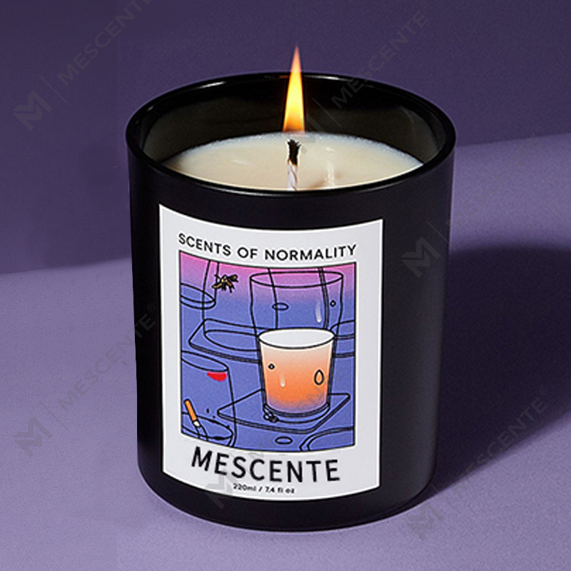M&Scent Engros Luksus Custom Private Label Håndlaget Jul Krystallaroma Duft Soyavokslys