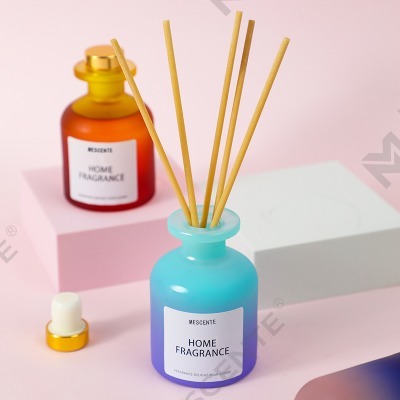 Engros Unik Glassflaske Duft Blomster Reed Diffuser Olje Refill Med Emballasje Esker Gavesett