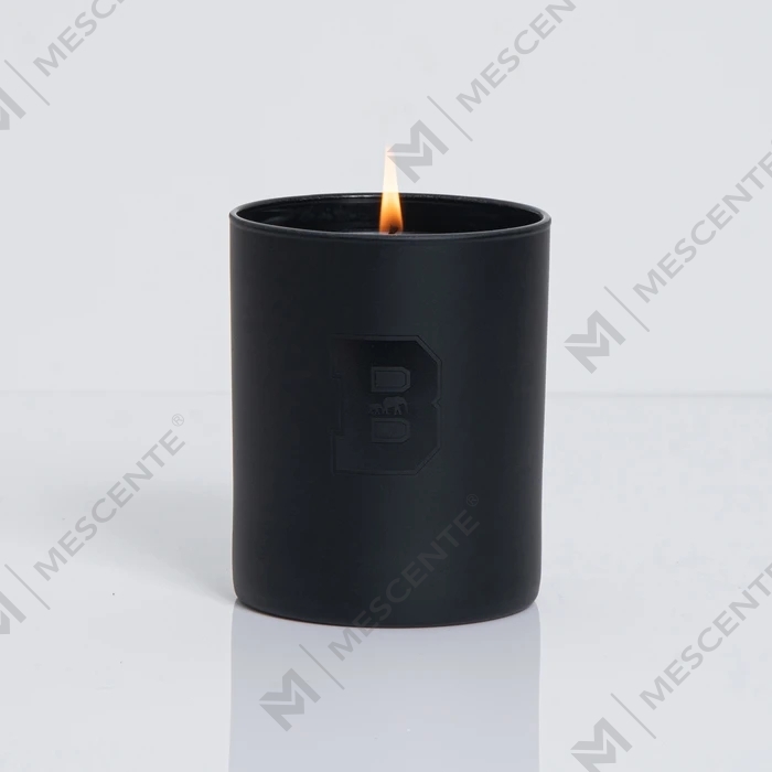 M&Scent Engros Luksus Sort Unike Krukker Bryllup Dekorative Duftende Soya Lys Med Krystaller
