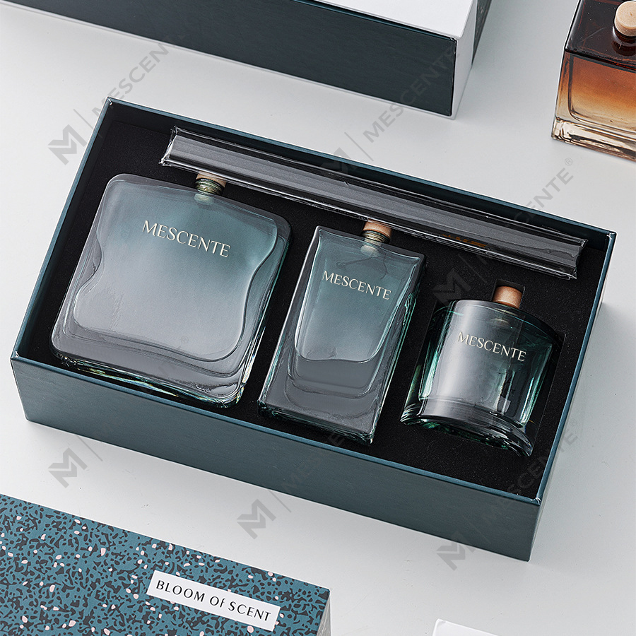 Brun 3 In One Nordic Heart Vanilje Reed Diffuser Hjem Duft Trekant Tyrkisk Barnesikker