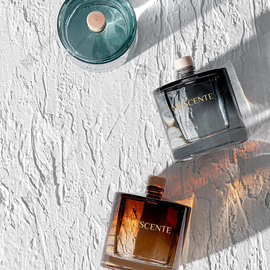 Brun 3 In One Nordic Heart Vanilje Reed Diffuser Hjem Duft Trekant Tyrkisk Barnesikker