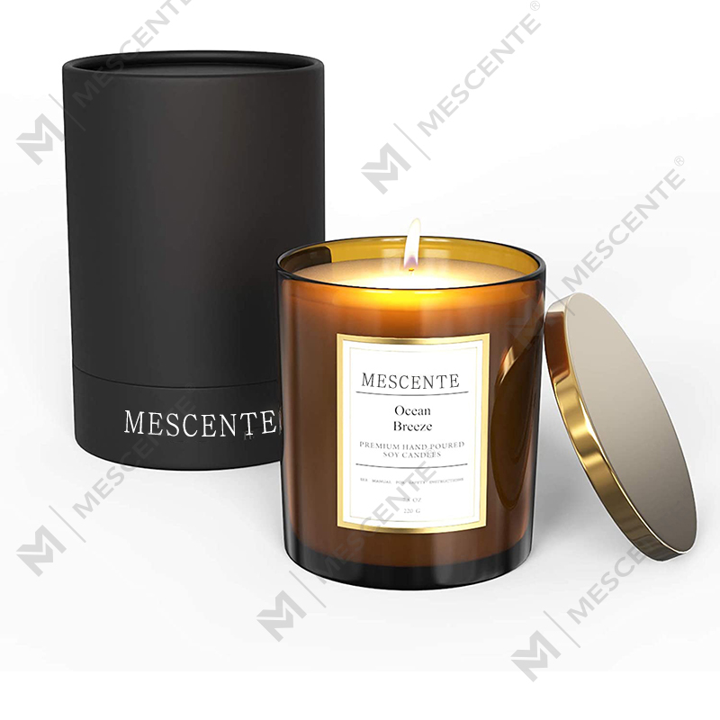 M&Scent Engros Bulkbestilling Luksus Custom Private Label duftende soyavoks stearinlys gavesett