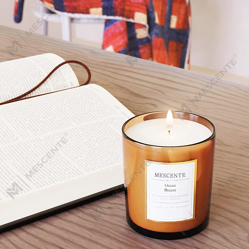 M&Scent Engros Bulkbestilling Luksus Custom Private Label duftende soyavoks stearinlys gavesett