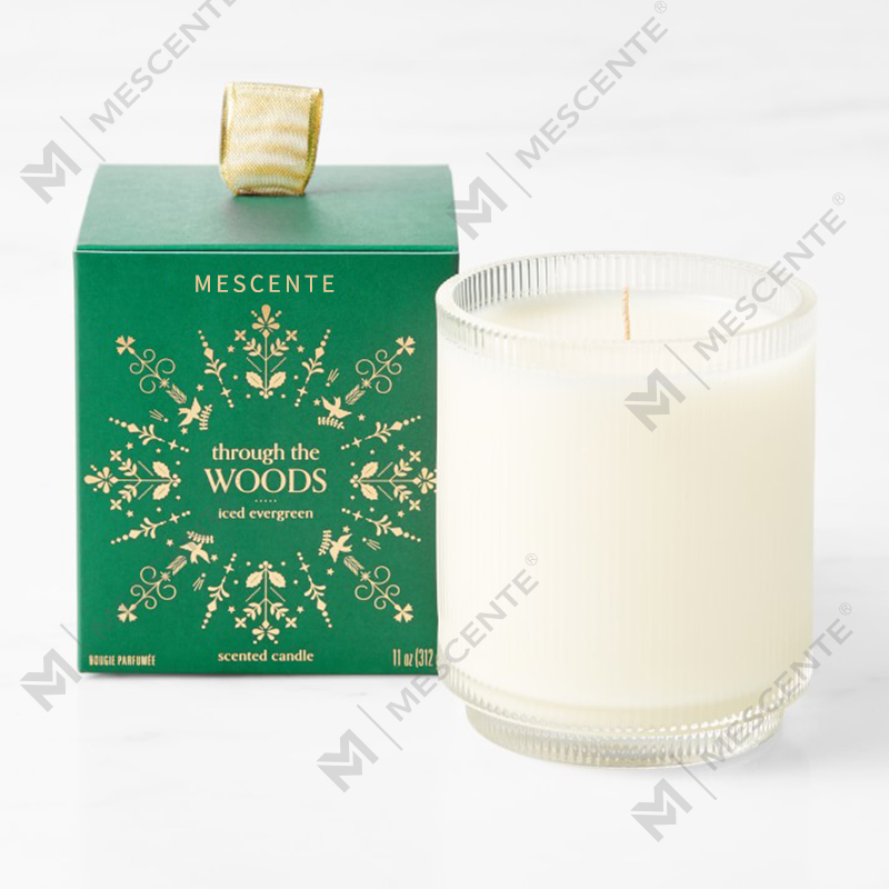 M&Scent Custom Made Logo Hjemmelaget Organic Clarity Duftende soyalys Private Label i glasskrukke