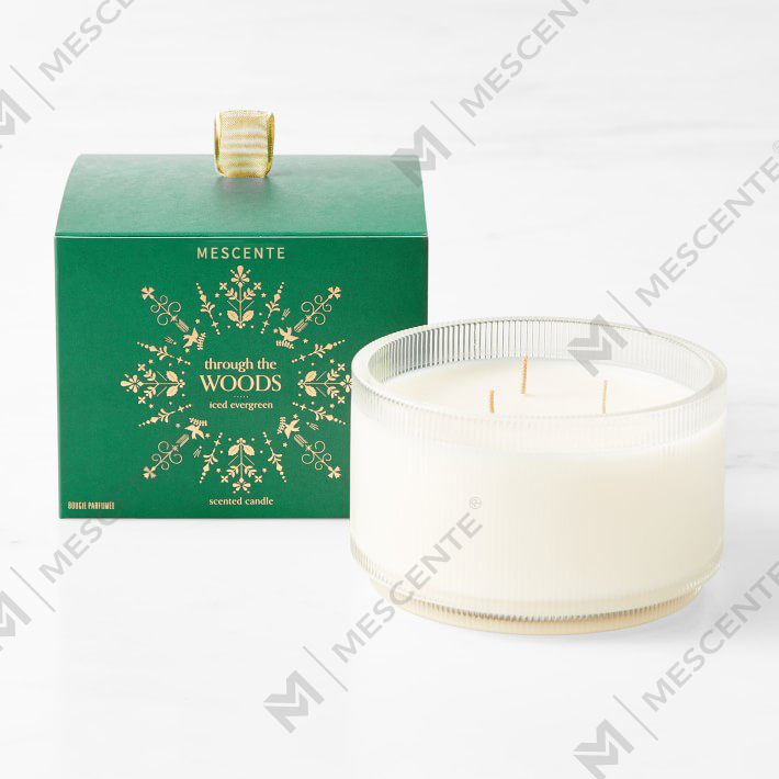 M&Scent Custom Made Logo Hjemmelaget Organic Clarity Duftende soyalys Private Label i glasskrukke