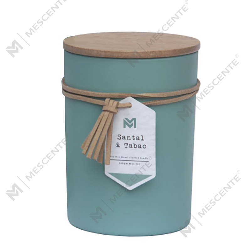 M&S duft Engros Private Label Trelokk Aromaterapi Duft Soyavoks stearinlys Gavesett i glasskrukke