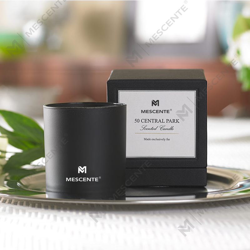 M&S duft Engros Luksus Private Label Chrome Hanne Aromaterapi stearinlys 22 Oz med krystaller inni